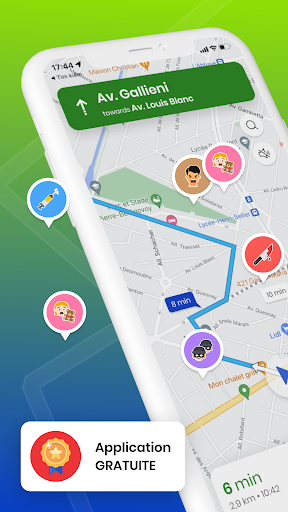 Android application Secumap screenshort