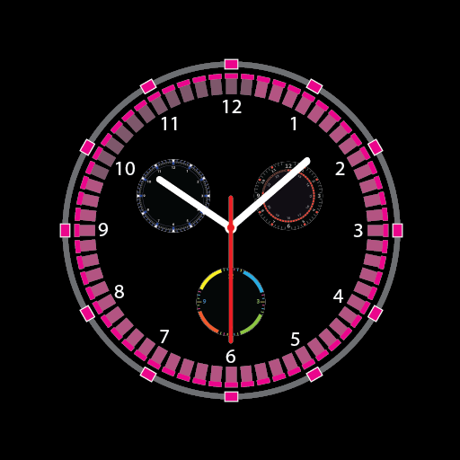 Analog Live Neon Clock Download on Windows