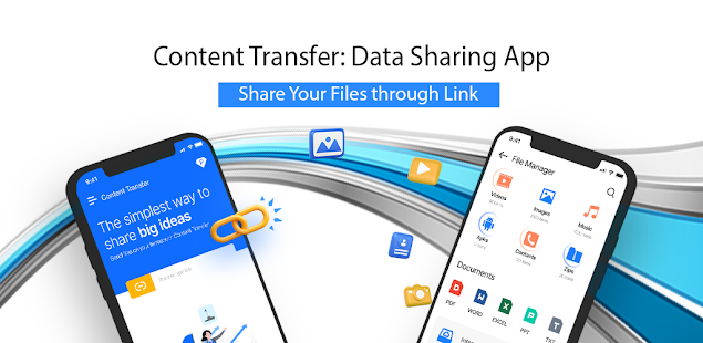 Content Transfer: File Sharing Screenshot
