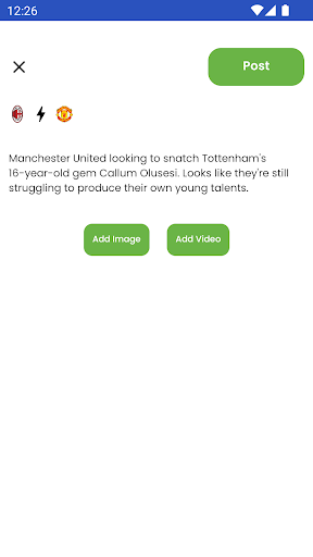 Android application Football Firm screenshort