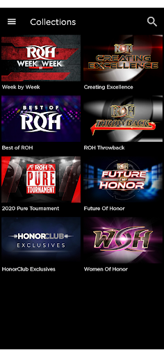 Android application Ring of Honor screenshort