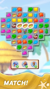 Match Town Makeover: Match 3 MOD APK 1.19.2001 (Unlimited Boosters/Lives) 2