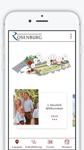 Android application Renaissanceschloss Rosenburg screenshort