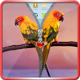 Parrot Zipper Screen Lock icon