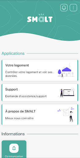 Android application Smalt Home screenshort