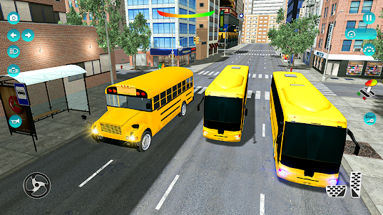 Coach School bus driving game