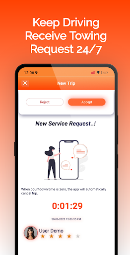 Easy Towing Driver Screen 3