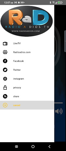 Radio a Dios Screen 3