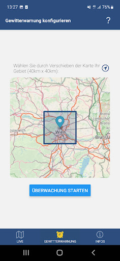 ALDISmobile Live Gewitterkarte Screen 3