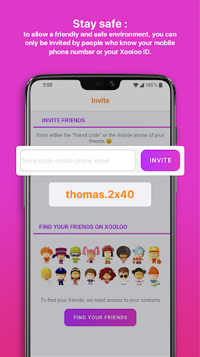 Screenshot of Xooloo - Messenger for Kids