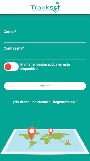 Android application Tracksof screenshort