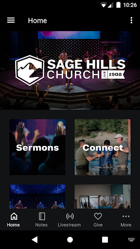 Android application Sage Hills Church screenshort
