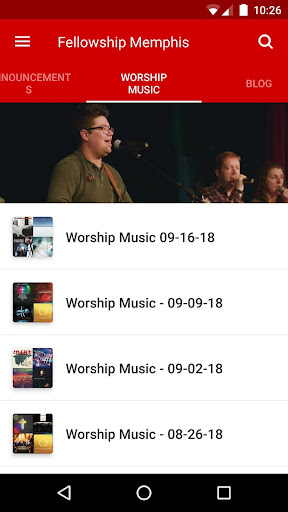Fellowship Memphis Screen 3