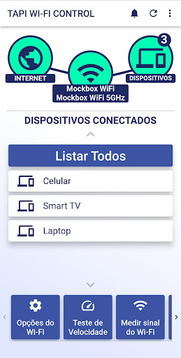 TAPI WI-FI CONTROL Screen 2