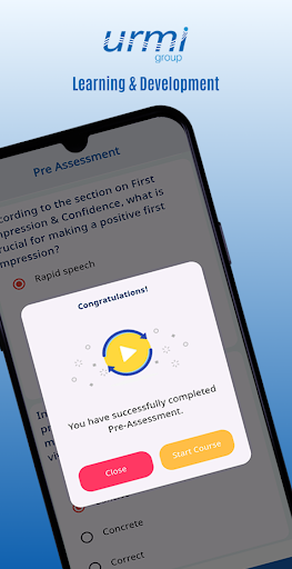 Urmi Learning & Development Screen 3