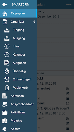 SMARTCRM.App 19.1 Screen 2