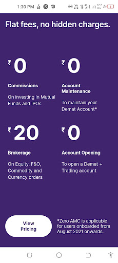 Android application Digital account opening screenshort