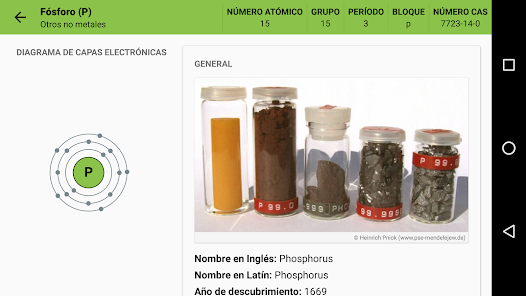 Captura 2 Tabla Periódica 2023 android