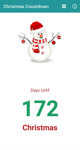 Android application Christmas Countdown screenshort