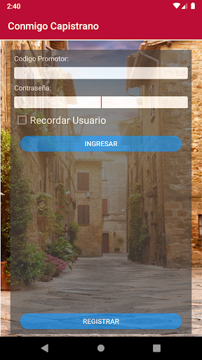 Android application Conmigo Capistrano screenshort