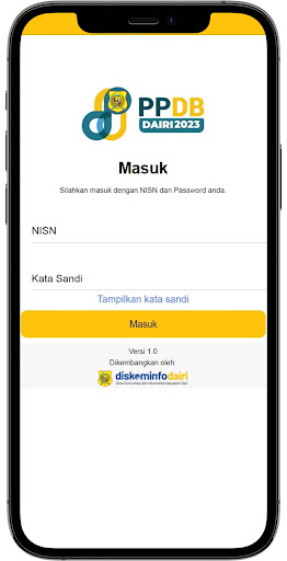 Android application PPDB Dairi screenshort