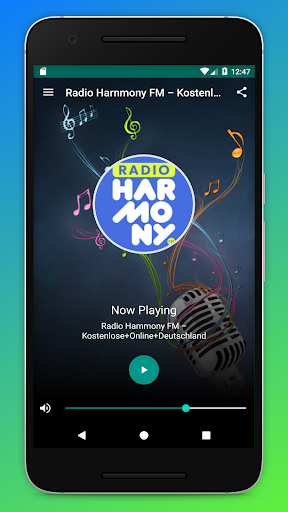 Android application Radio Harmony FM App DE Online screenshort