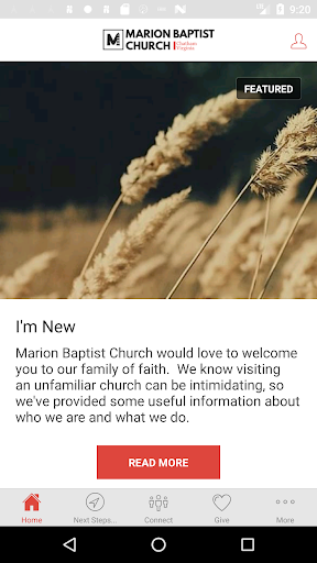 Android application Marion Baptist Church screenshort