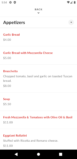 Genoveses Italian Cafe Screen 3