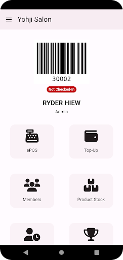 Android application Yohji Staff screenshort