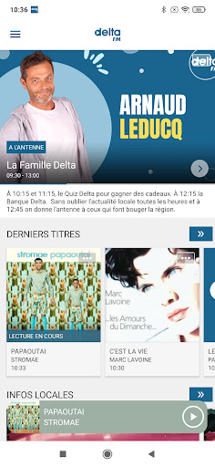 Android application DELTA FM screenshort
