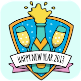 New Year Stickers icon