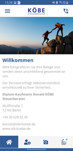 Android application KÖBE Steuerberater screenshort