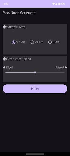 Pink Noize Generator