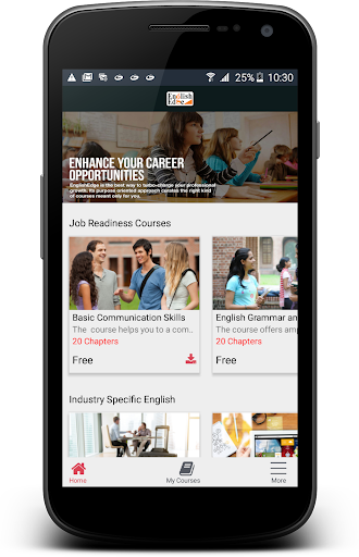 Android application Digital English Courses screenshort