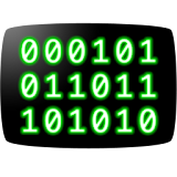 CRT Binary Clock Widget icon