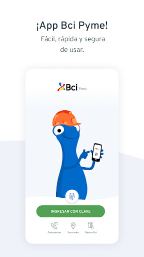 Android application Bci Pyme screenshort