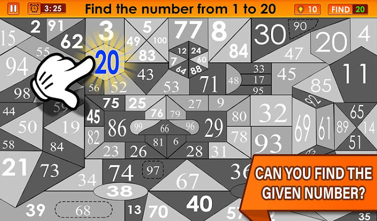 Find The Number 1 to 100 - 1.8 - (Android)
