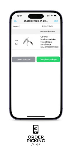 Order Picking App Screen 2
