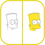 How To Draw The Simpsons  Bart icon