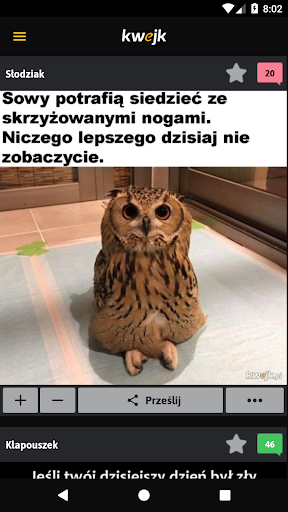 Android application Kwejk.pl screenshort