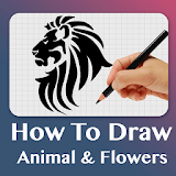 How to Draw Animals & Flowers Step by Step icon