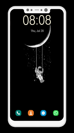 Black Wallpaper Screen 2