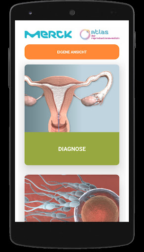 Android application Fertility Atlas - Merck screenshort
