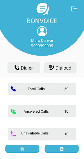 Dialer -Bonvoice Screen 2