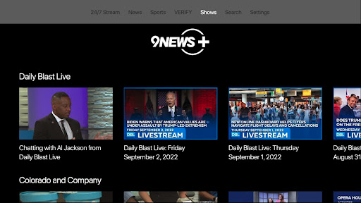 Screenshot of 9NEWS+
