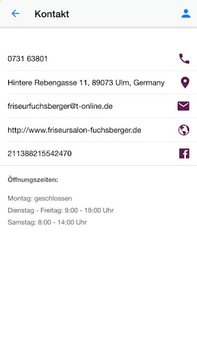 Friseur Fuchsberger Screen 3