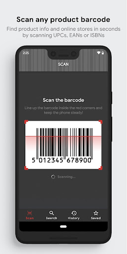 Android application Barcode Lookup screenshort