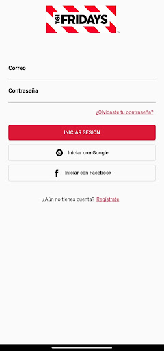Fridays App Screen 2