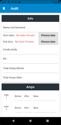 Android application BlueDust Engineering screenshort