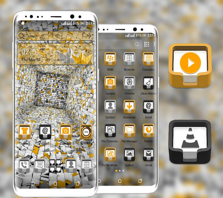 Creative 3D Box Launcher Theme - 2.9 - (Android)